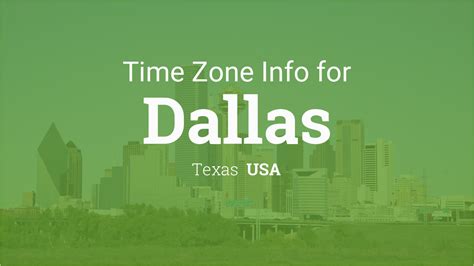 Dallas time zone